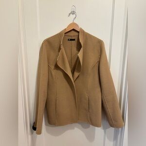 Carole Little Tan Women's Blazer 100% Wool XL